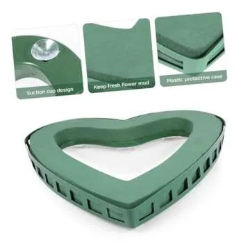 Heart Shaped Floral Foam Cage Decor for Special Events