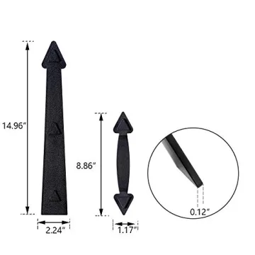 Skysen Magnetic Garage Door Decorative Hardware Kit