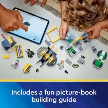 LEGO DC Batman: The Batcave with Batman, Batgirl & The Joker, Fun Super Hero Toy, Gift for Kids Ages 4 and Up with Batman Action Figures, 76272