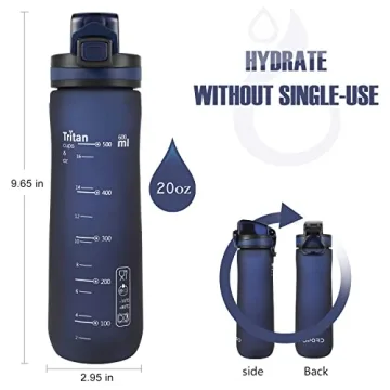Opard Peak BPA-Free Water Bottle for Kids and Adults