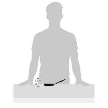 Joie Mini Egg Frying Pan, Small Nonstick Skillet, Heat-Resistant Handle, Perfect Breakfast for One, Ideal for Egg Sandwiches and Pancakes, 4.5 Inch, BPA-Free, PFOA-Free