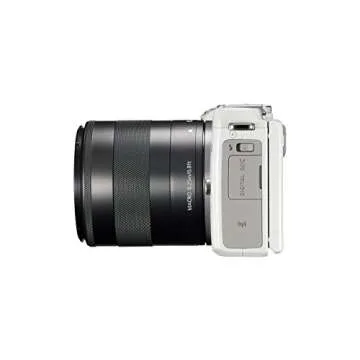 Canon EOS M3 Mirrorless Camera Kit with EF-M 18-55mm Image Stabilization (IS) STM Lens - Wi-Fi Enabled (White)