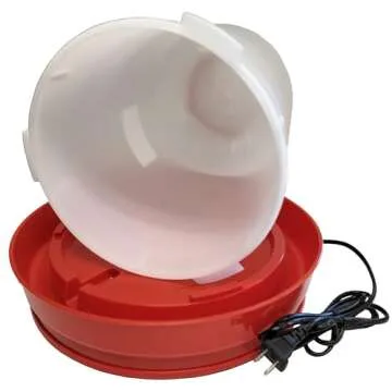 Rite Farm Heated Poultry Chicken Waterer | 3.7 Gallons
