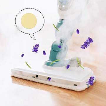 Maitys 24 Pack Steam Mop Lavender Scent Discs for Bissell