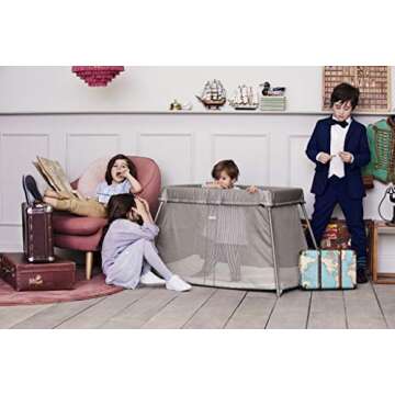 BabyBjörn Travel Crib Easy Go, Greige