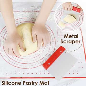 Wwyybfk Banneton Bread Proofing Basket, Sourdough Bread Baking Supplies, 9.8" Sourdough Proofing Basket Kit