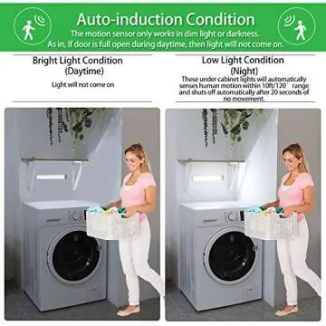 RXWLKJ 54-LED Rechargeable Under Cabinet Lighting