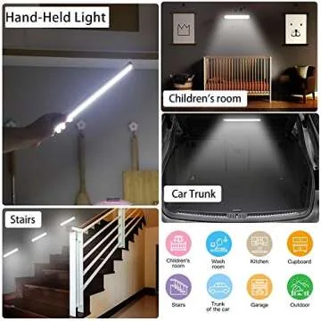 RXWLKJ 54-LED Rechargeable Under Cabinet Lighting