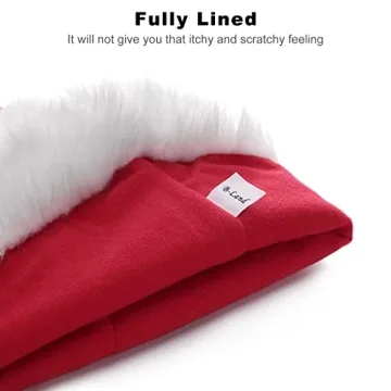 B-Land Unisex Santa Hat for Adults and Kids Cheer