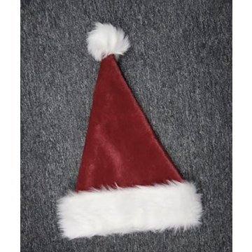 B-Land Unisex Santa Hat for Adults and Kids Cheer