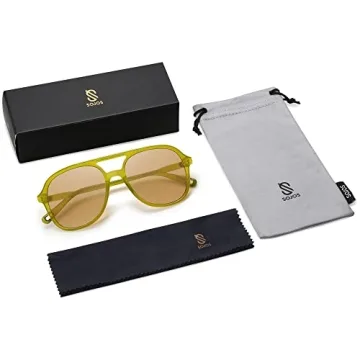 SOJOS Retro Polarized Aviators UV400 Protection Vintage Style