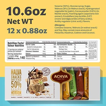 Achva Halva Snacks Variety Pack - Vegan Kosher Delights