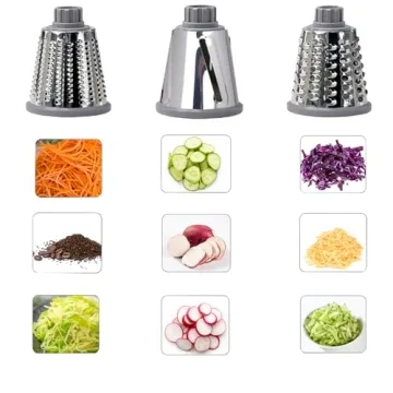 Dachenus Cheese Grater Rotary Shredder with Suction Base