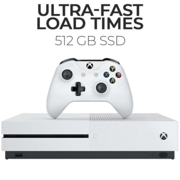Zeust Xbox One S 512GB Console Bundle for Gamers