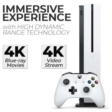 Zeust Xbox One S 512GB Console Bundle for Gamers