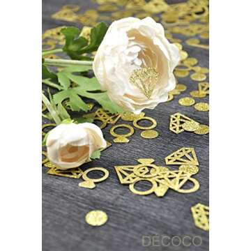 Gold Glitter Confetti for Weddings and Parties Decorations