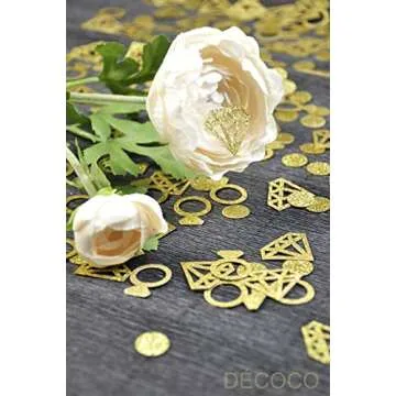 Gold Glitter Confetti for Weddings and Parties Decorations