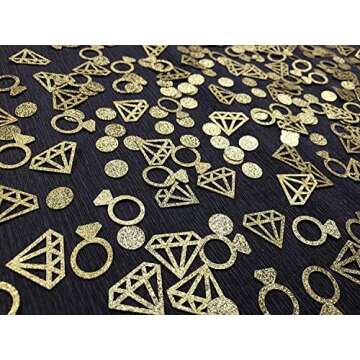 Gold Glitter Confetti for Weddings and Parties Decorations