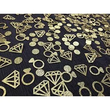 Gold Glitter Confetti for Weddings and Parties Decorations