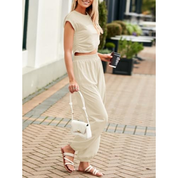 Fisoew Women's Casual Lounge Set - Stylish & Comfortable