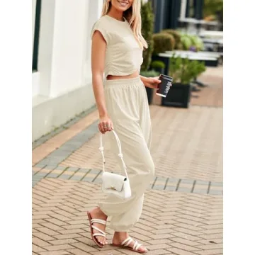 Fisoew Women's Casual Lounge Set - Stylish & Comfortable