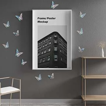 SAOROPEB 3D Butterfly Wall Decor 72Pcs for Room Decor