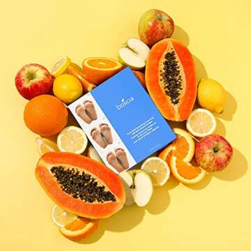 boscia Fruit Acid Smoothing Foot Peel - Vegan, Cruelty-Free, Natural Skin Care - Foot Peel Mask to S...