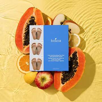 boscia Vegan Fruit Acid Foot Peel for Smooth Skin