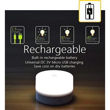 Dimmable Touch Bedside Lamp - Rechargeable LED Night Light