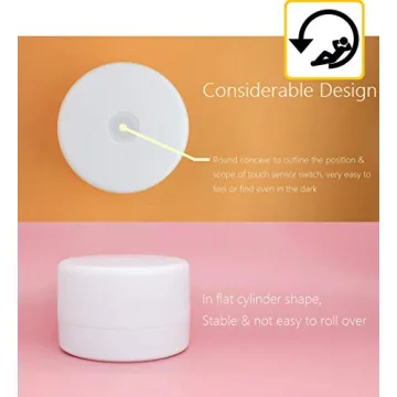 Dimmable Touch Bedside Lamp - Rechargeable LED Night Light