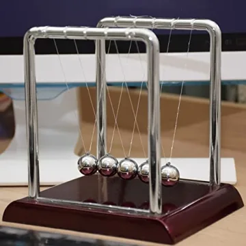 Newton's Cradle Desk Toy - Physics Fun & Balance