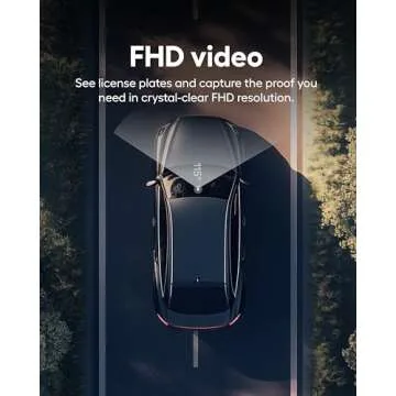 Nexar Beam GPS Dash Cam - 1 Year Nexar App Subscription Included - Unlimited Cloud Storage, Drive Recordings, Parking Mode, Night Vision, All Inside The Nexar App - WiFi HD Front Dash Cam (64 GB SD)