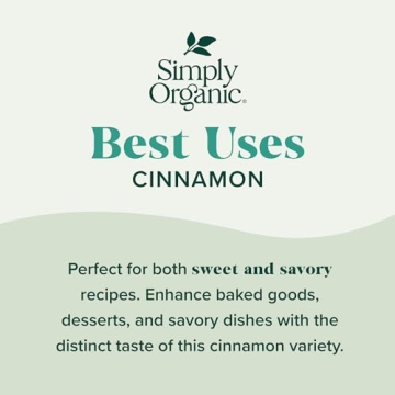 Simply Organic Ground Vietnamese Cinnamon Pack of 3 Organic Quality