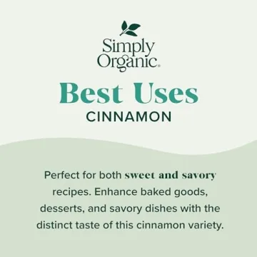Simply Organic Ground Vietnamese Cinnamon Pack of 3 Organic Quality