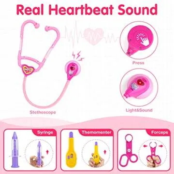 Doctor Kit for Toddlers - 22-Piece Medical Play Set