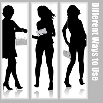 Rhinestone Evening Clutch & Jewelry Set for Women