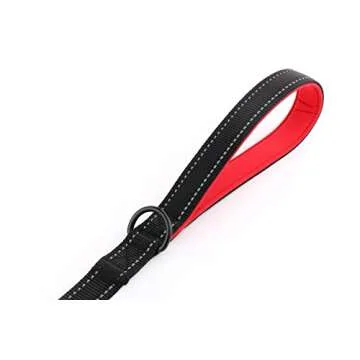 Primal Pet Gear Dog Leash 6ft Long,Traffic Padded Two Handle,Heavy Duty,Reflective Double Handles Lead for Control Safety Training,Leashes for Large Dogs or Medium Dogs,Dual Handles Leads(Black)