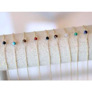 Handmade Rose Quartz Necklace - 14K Gold Filled & Dainty