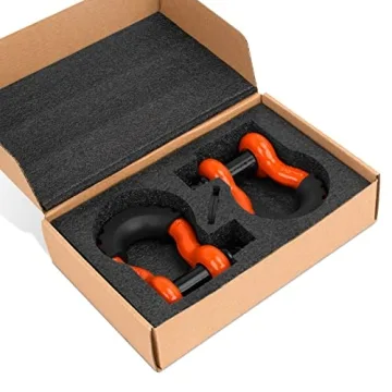 LIBERRWAY 3/4" D Ring Shackles for Vehicle Recovery