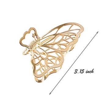 Stylish Metal Hair Claw Clips for Women and Girls