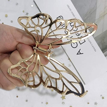 Stylish Metal Hair Claw Clips for Women and Girls