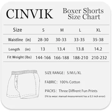 CINVIK Cotton Navy Grids Boxer Shorts for Men 3-Pack