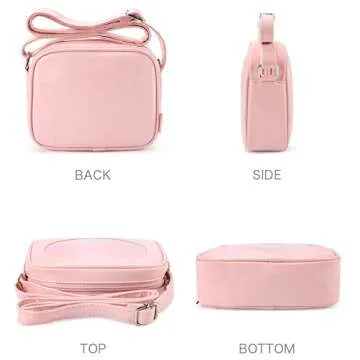 STEAMEDBUN Ita Bag Crossbody Cat Small Ita Purse Pin Display Bag with Insert