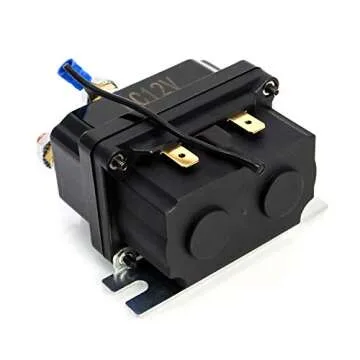 QWORK 12V 250A Solenoid Relay for ATV UTV Winches