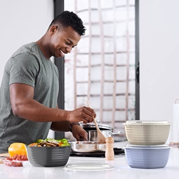 Bentgo Prep Bowls Set - Durable BPA-Free Meal Containers