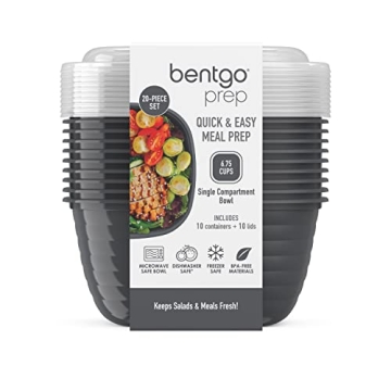 Bentgo Prep Bowls Set - Durable BPA-Free Meal Containers