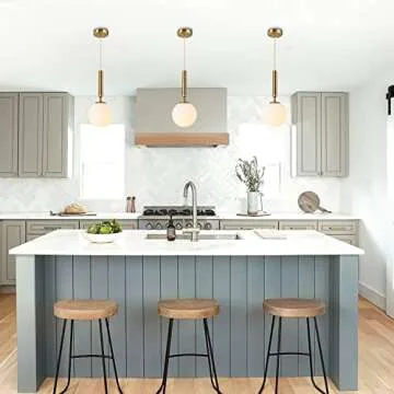Modern Globe Pendant Light for Kitchen and Dining Spaces