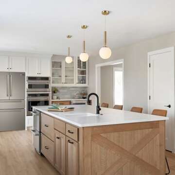 Modern Globe Pendant Light for Kitchen and Dining Spaces