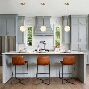 Modern Globe Pendant Light for Kitchen and Dining Spaces