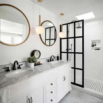 Modern Globe Pendant Light for Kitchen and Dining Spaces